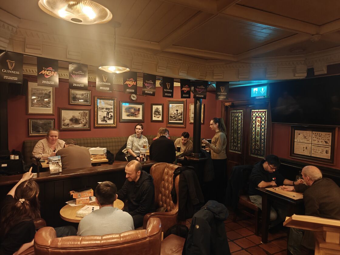 Typical Tuesday evening at the club