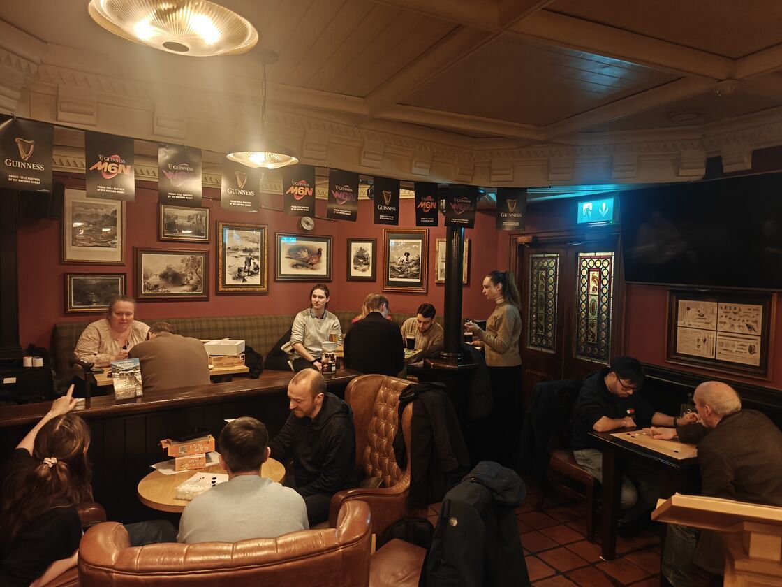 Typical Tuesday evening at the club